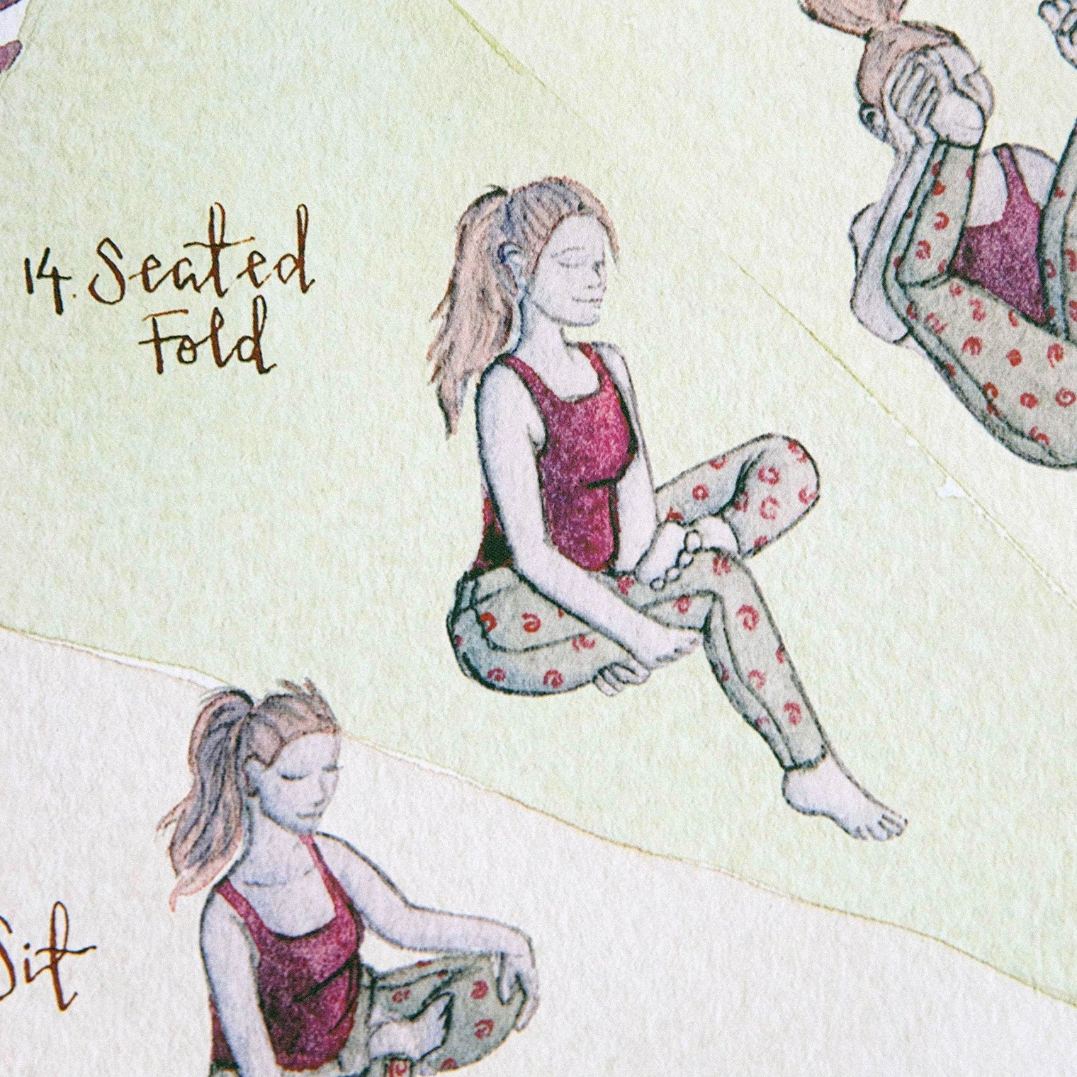New Moon Yoga - Seated Figure Four Pose