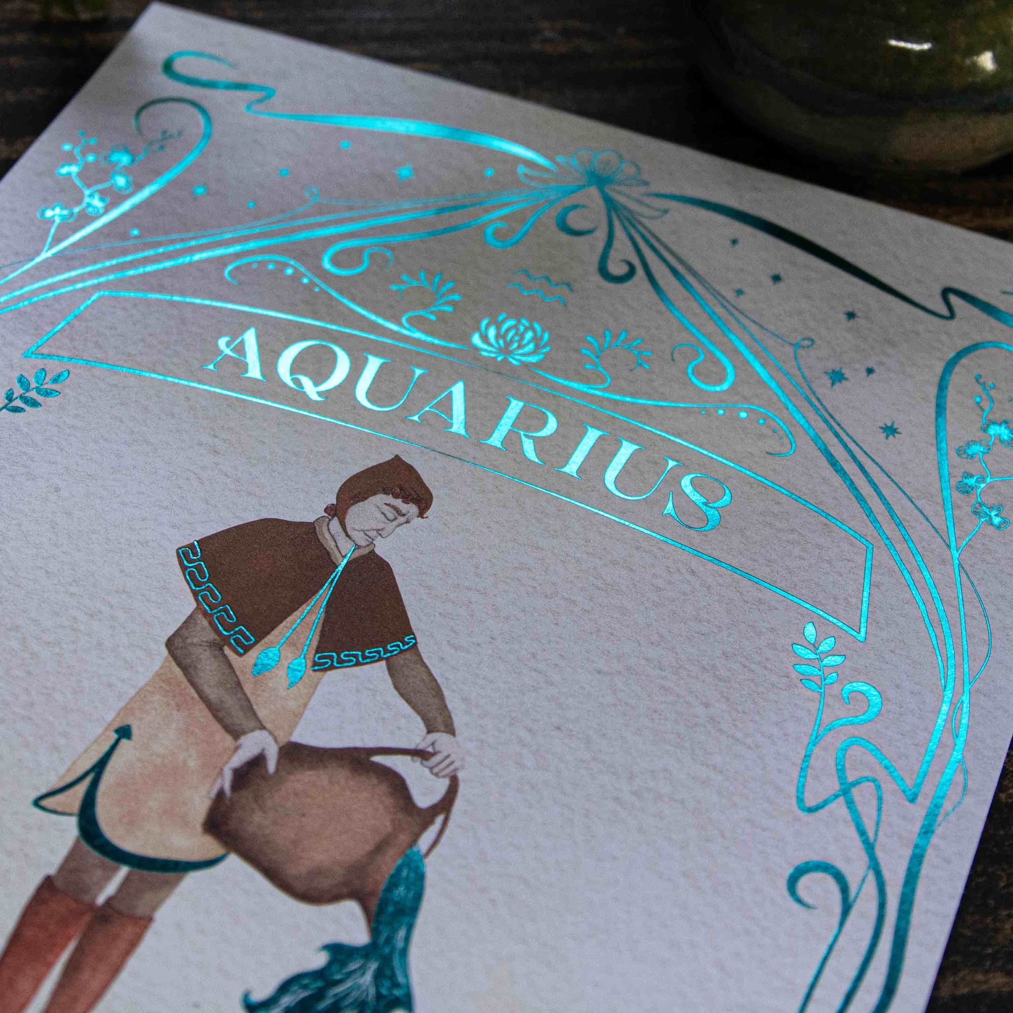 Aquarius Zodiac Print