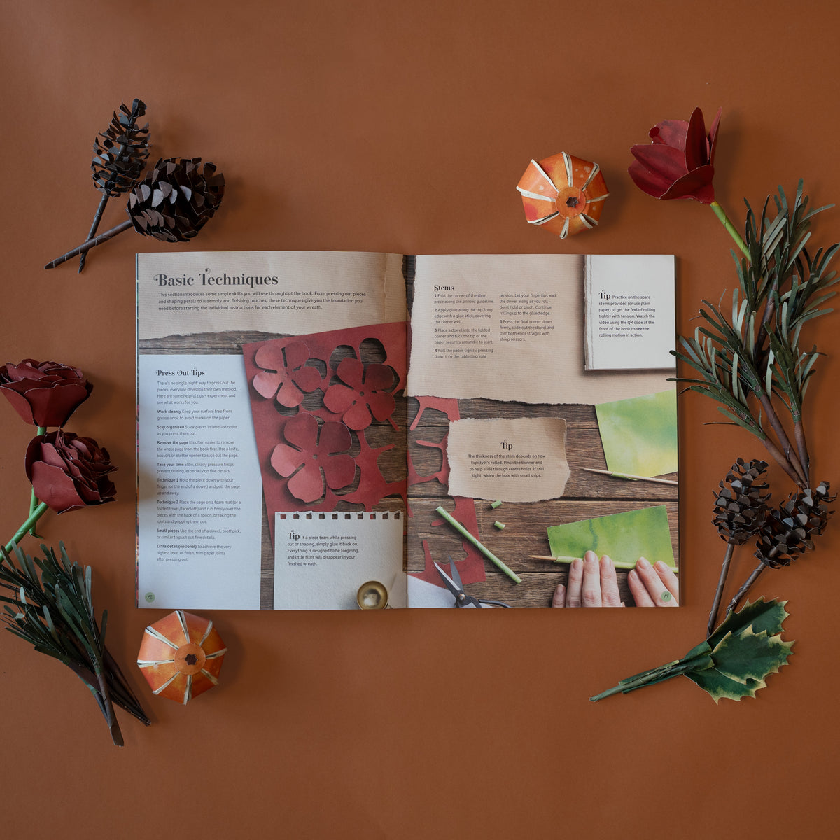 Christmas Wreath | Bouquet in a Book