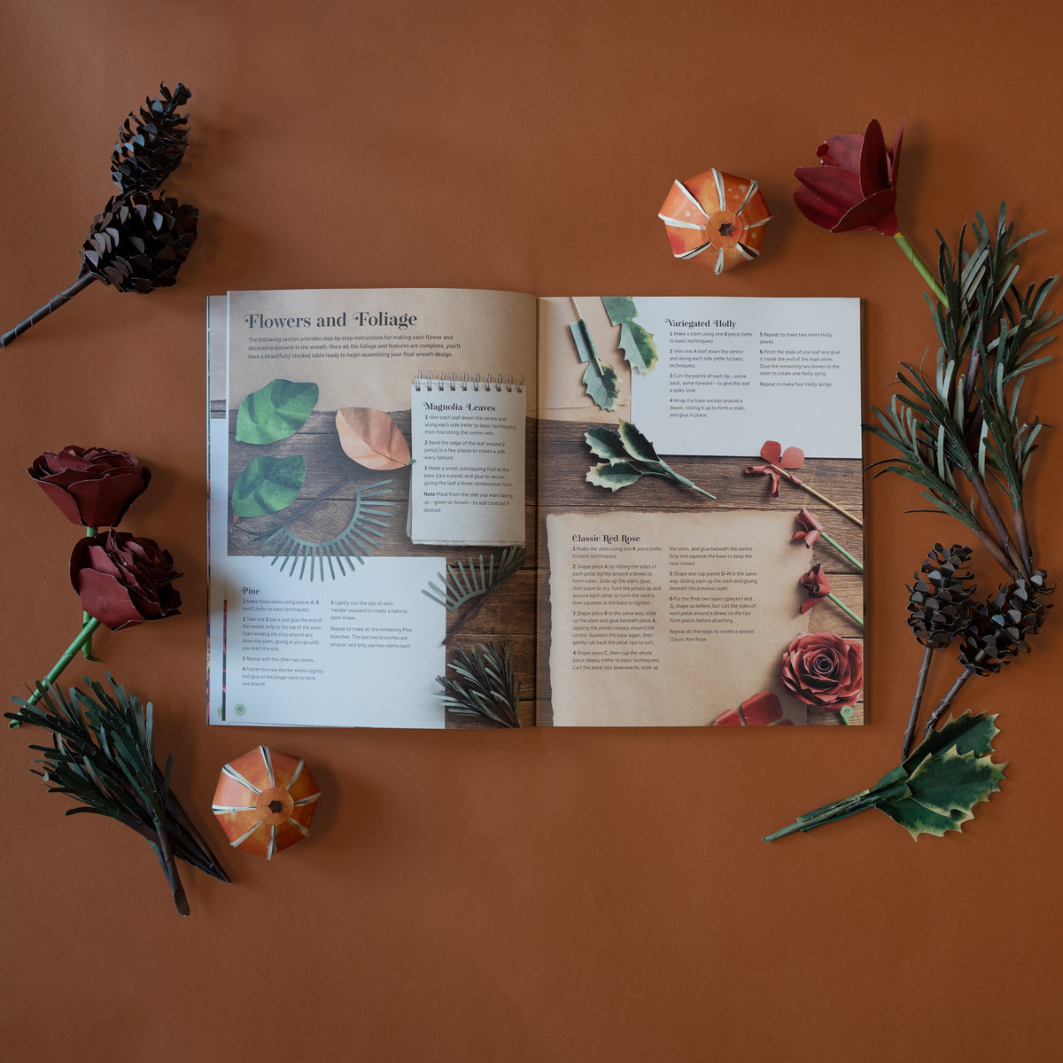 Christmas Wreath | Bouquet in a Book