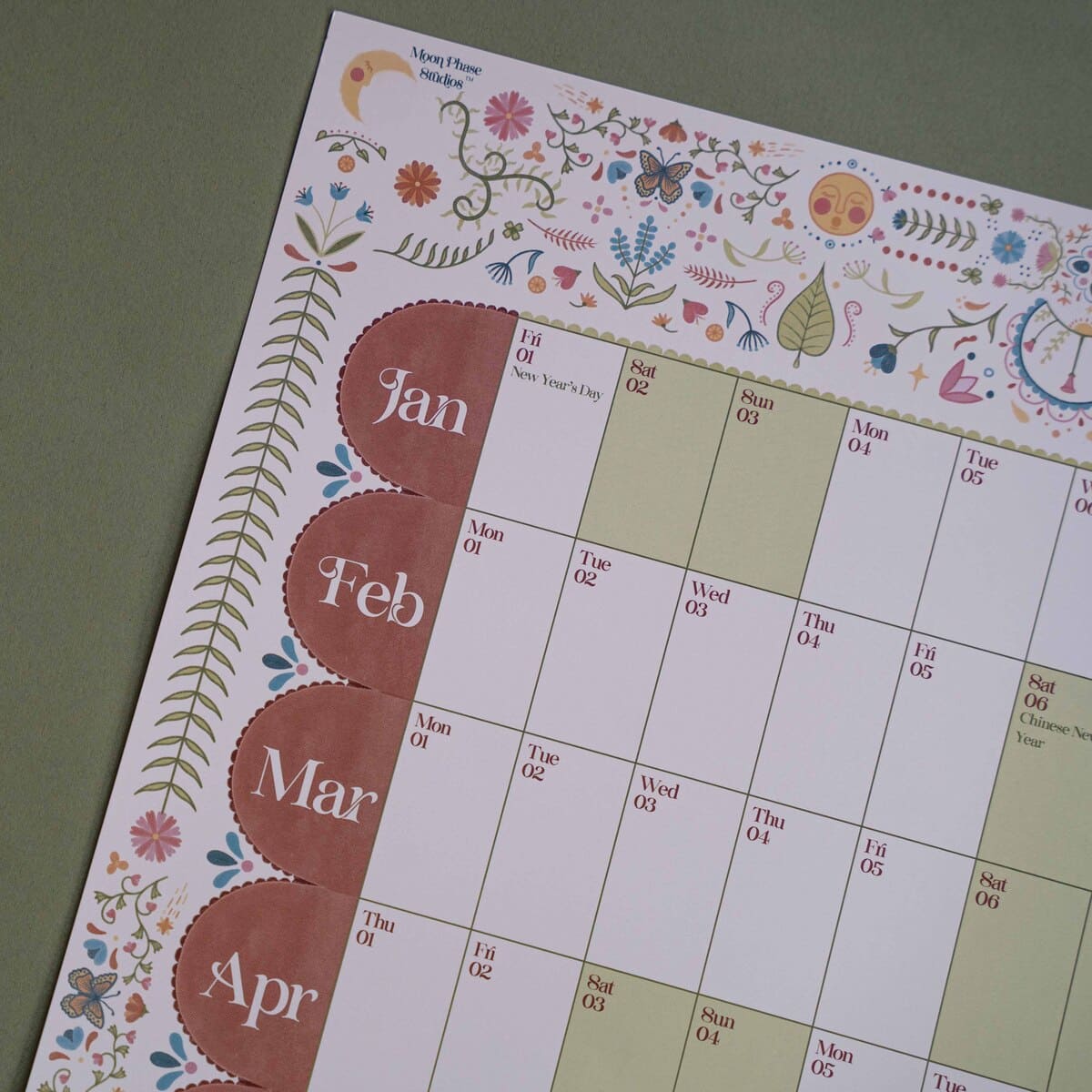 2027 | Wall Planner | Prarie