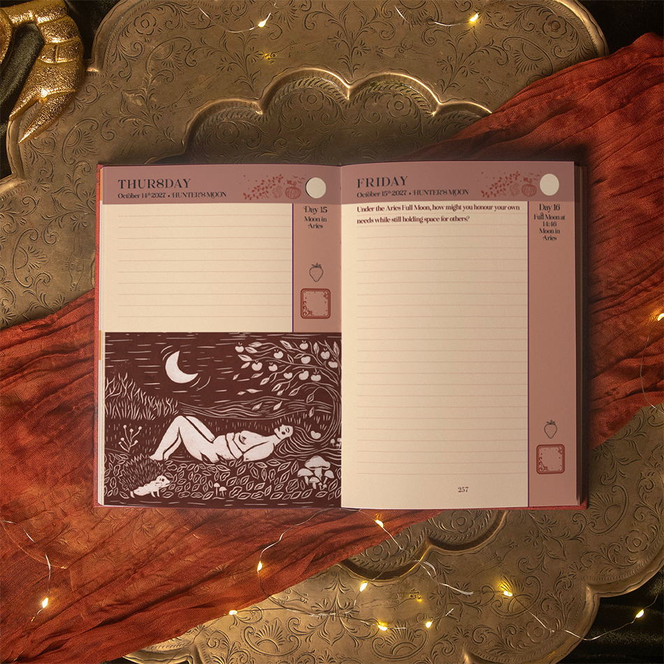 2027 | Complete Moon Collection | 13 Moon Journal