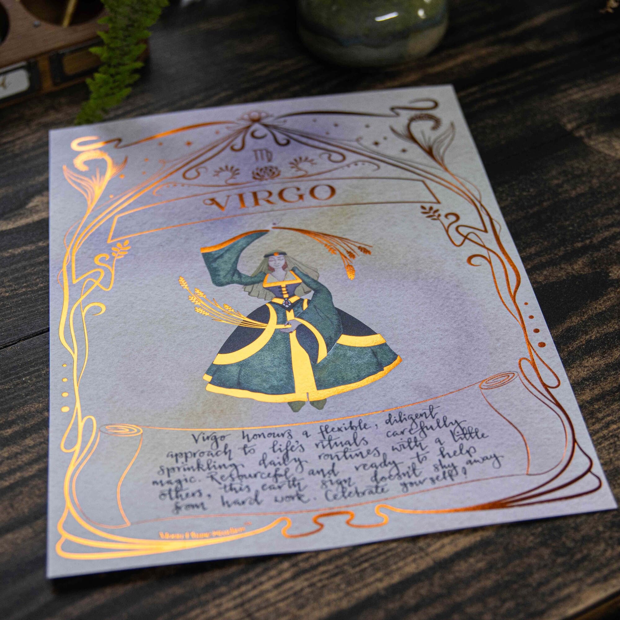 Virgo Zodiac Print